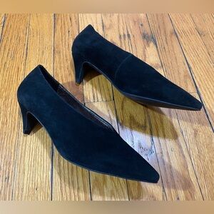 Black, kitten heels by Jeffrey Campbell